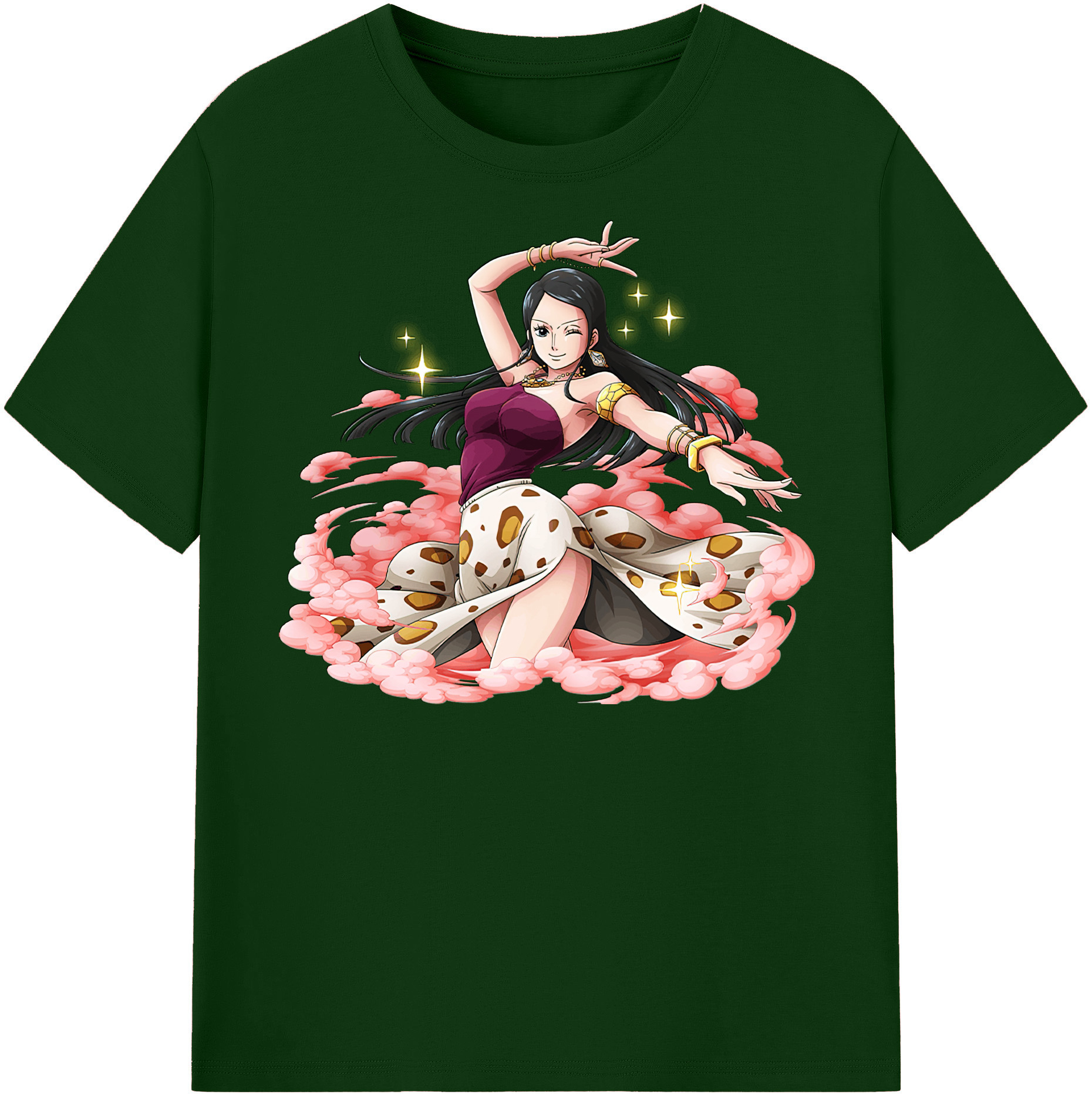 ワンピース ニコ・ロビン ONE PIECE Nico Robin 綿100％半袖Tシャツ（フロントプリント）